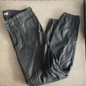 PAIGE leather joggers